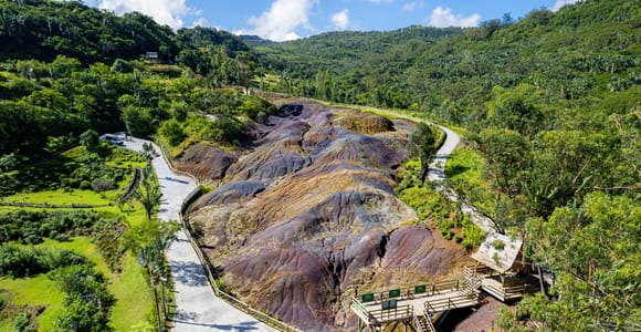 Mauritius: Ganga Talao, Vallé, and Bicycle Zipline
