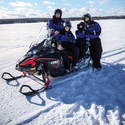Rovaniemi : Excursion familiale en motoneige