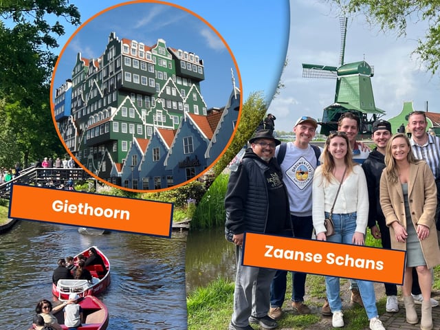 Zaanse Schans, Lego-Hotel, Giethoorn (Kleingruppe)