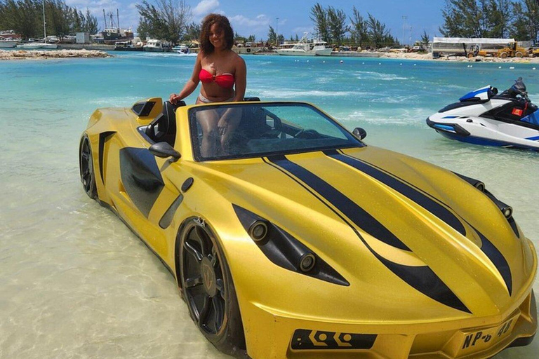 Double Thrill – Jet Car & Jet Ski. Transfer + Drone Option For 2 Participant. 1 hour ride Jetski & 30 Minutes jetcar