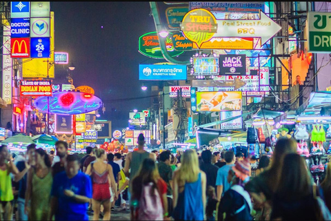 Bangkok: TUK TUK Tour Noturno Privado com Serviço de Busca no Hotel