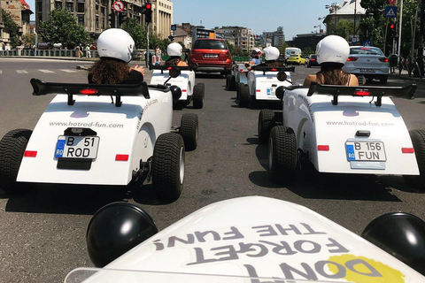 Bucharest: City Tour by a Mini Hot Rod