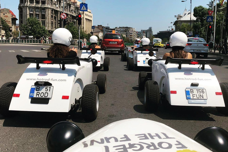 Bukarest: Stadsvandring med en Mini Hot Rod