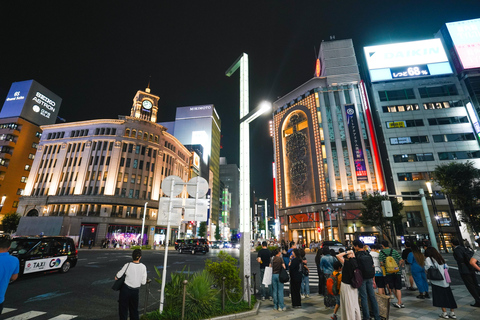 Visite gastronomique à Tokyo avec dégustation de bœuf Wagyu et de sakéVisite de Ginza Wagyu et Sake