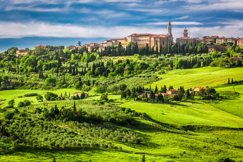 From Siena: Best of Tuscany Wines & Lunch in Montepulciano ENG/SPA/ITA Small Group Tour Option