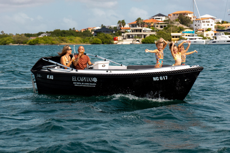 Curaçao: Self-Drive Boat Rental with Optional Snorkeling Curaçao: Self-Drive Boat Rental with Optional Snorkeling