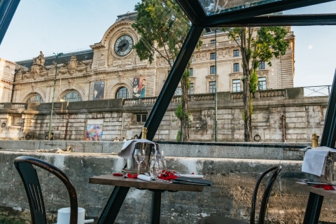 Paris : croisière sur la Seine avec dîner à 3 servicesDîner entrée plat dessert de bonne heure sans boissons