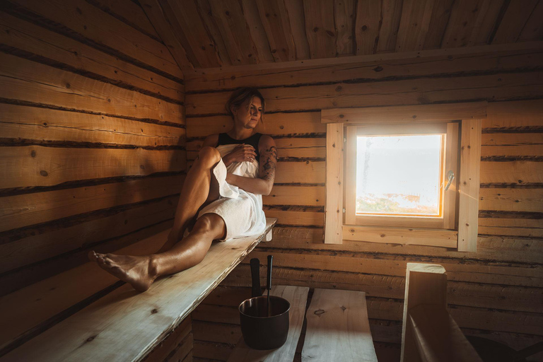 Rovaniemi: Private Wood-Heated Lakeside Sauna & Arctic Bath