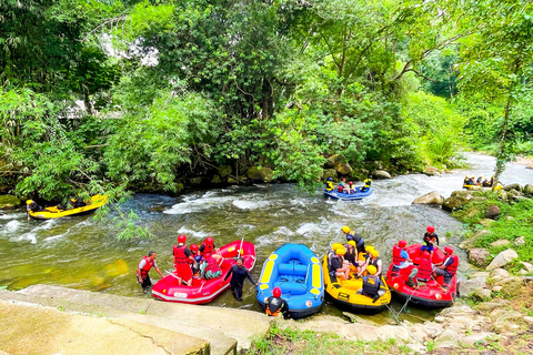 KhaoLak :White Water Rafting ,Monkey Cave, Elephant Bathing