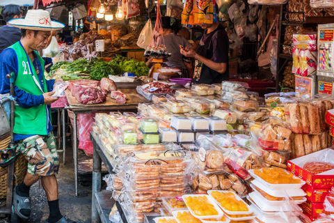 Bangkok: Khlong Toei Market & Bang Krachao Island Bike Tour Private Tour with Hotel Pickup