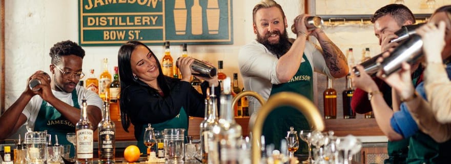 Dublin : Cours de préparation de cocktails à base de whisky de la distillerie Jameson