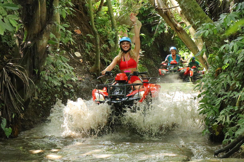 Bali: ATV Quad Bike Through Waterfall and Tunnel Tandem ATV Ride with Hotel Transfer