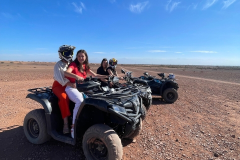 Marrakech : Excursion en quad de 2h à la palmeraie et aux jibiletsExcursions en quad dans le désert privé avec transport privé