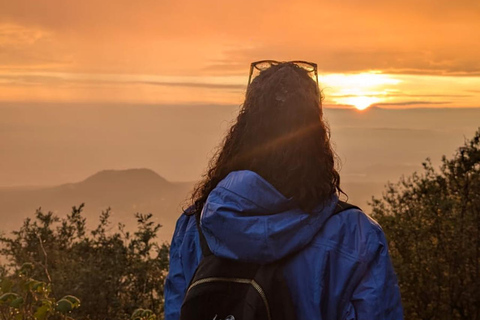 Lever de soleil sur les hauteurs : Pico del Águila. Mexico.