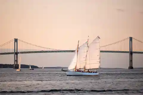 Newport Sunset Sail på skonnerten Adirondack