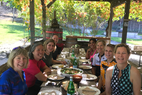 Los Olivos: Excursión en E-Bike + Comida en el Viñedo con Degustación de Vinos