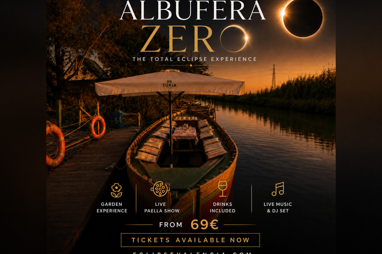 Eclipse Albufera, Valencia — Viewing + Paella & Drinks, Dj.