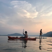 Iseosee: Verleih von Kajaks in Pilzone di Iseo