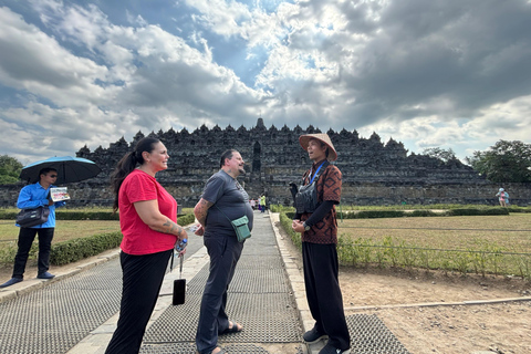 From Yogyakarta:Borobudur Climb with Ticket & Mendut Temple