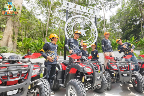 Phuket : Zipline+ATV di Erawan Patong Seaview ZiplineZipline EP. 2 + ATV 60 Min Durata 3.00 ore.