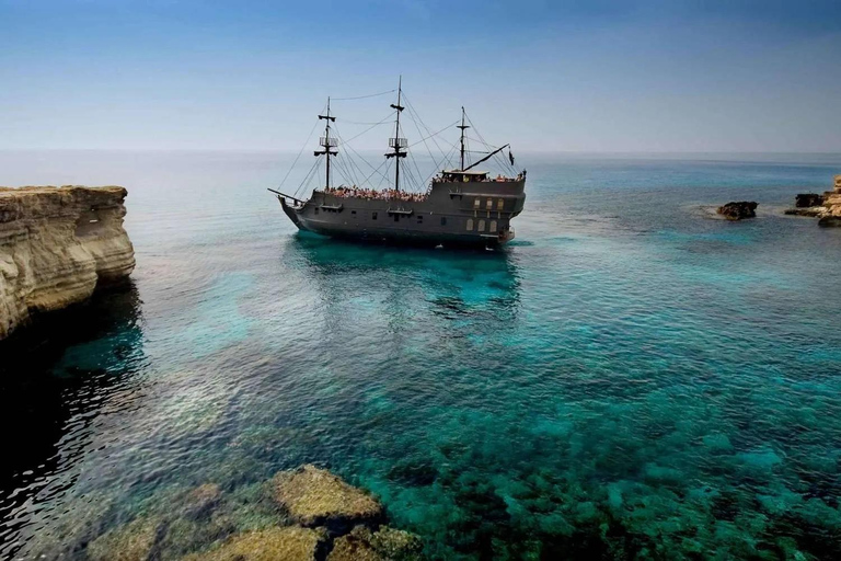 Ayia Napa: Black Pearl Pirate Ship Cruise with Lunch