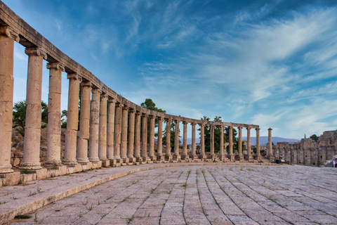 De la mer Morte à Jerash et Amman, excursion d'une journéeTransport uniquement