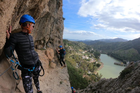 From Málaga: Caminito del Rey ViaFerrata with Snack & Photos