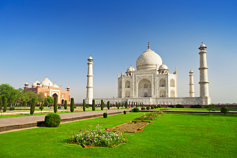 Visite exclusive du Taj Mahal et du fort d'Agra au départ d'AgraOption 2 : Visite privée avec droits d'entrée