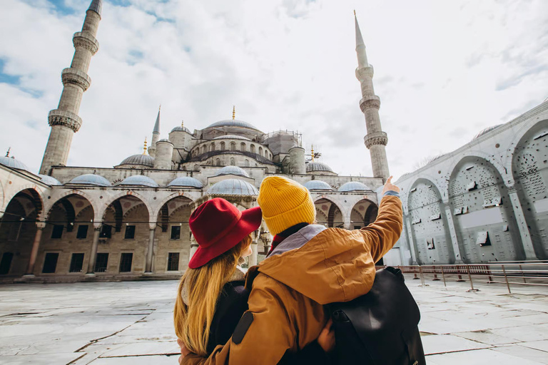 Istanbul: Old City Highlights Walking Tour with Local Guide Blue Mosque, Hagia Sophia and Hipodrom Tour with Pick Up