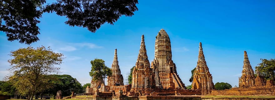 Depuis Ayutthaya : sortie en bateau à la découverte du patrimoine d'Ayutthaya