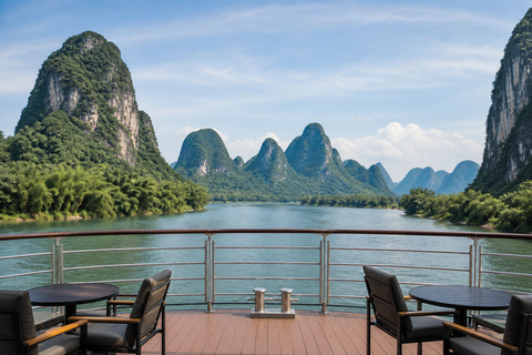 Guilin: Li River Cruise to Yangshuo with Optional Cave Tour 4-Star Cruise Ticket + Lunch + Pickup