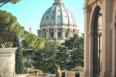 Roma: Musei Vaticani, tour della Cappella Sistina e accesso alla basilicaTour di gruppo del Vaticano in francese