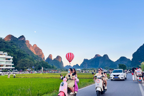 Yangshuo: Ruyi Peak, E-Bike & Liu Sanjie Show Full Day Tour Private Tour With & Guide