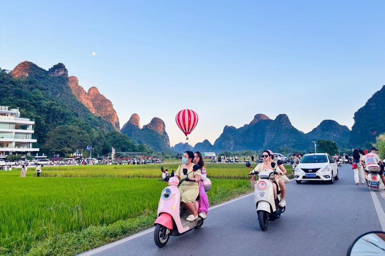 Yangshuo: Ruyi Peak, E-Bike & Liu Sanjie Show Full Day Tour Private Tour With & Guide