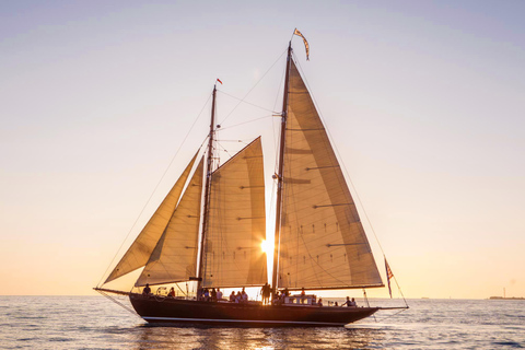 Key West: Classic Schooner Sail With Boutique Wines Sunset sail