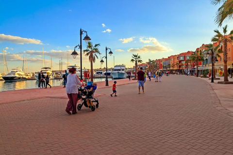 Hurghada: City Tour & Bazaar with Optional Sand Museum Visit Group Sightseeing and Shopping Tour