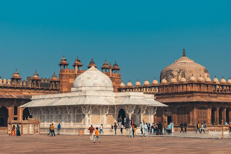 Visite avec entrée coupe-file : fort d'Agra et Fatehpur SikriVoiture tout compris + guide touristique + billet