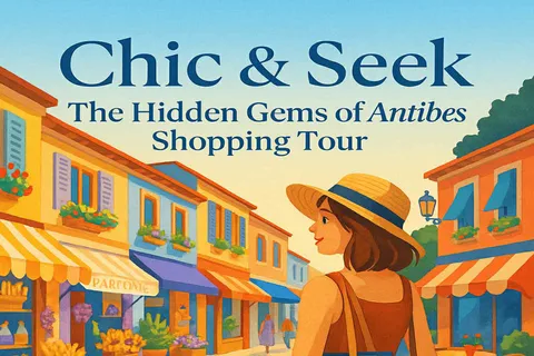 Antibes: chique shoppingtour met koffie en gebak