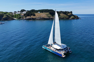 Excursion en catamaran vers l'île de Houat avec baignade
