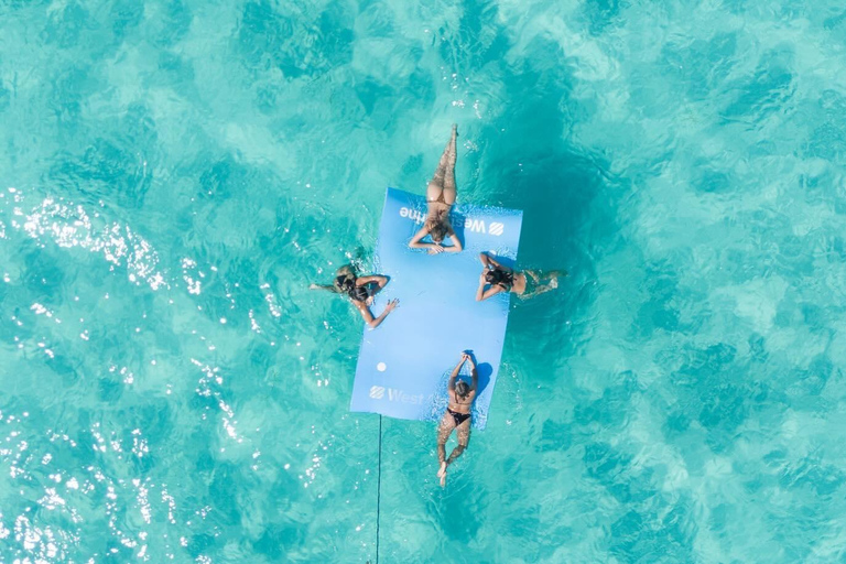 坎昆：租用Sea Ray F43游艇前往伊莎贝拉岛坎昆：海雷F43游艇租赁 - 6小时前往伊斯拉穆赫雷斯岛