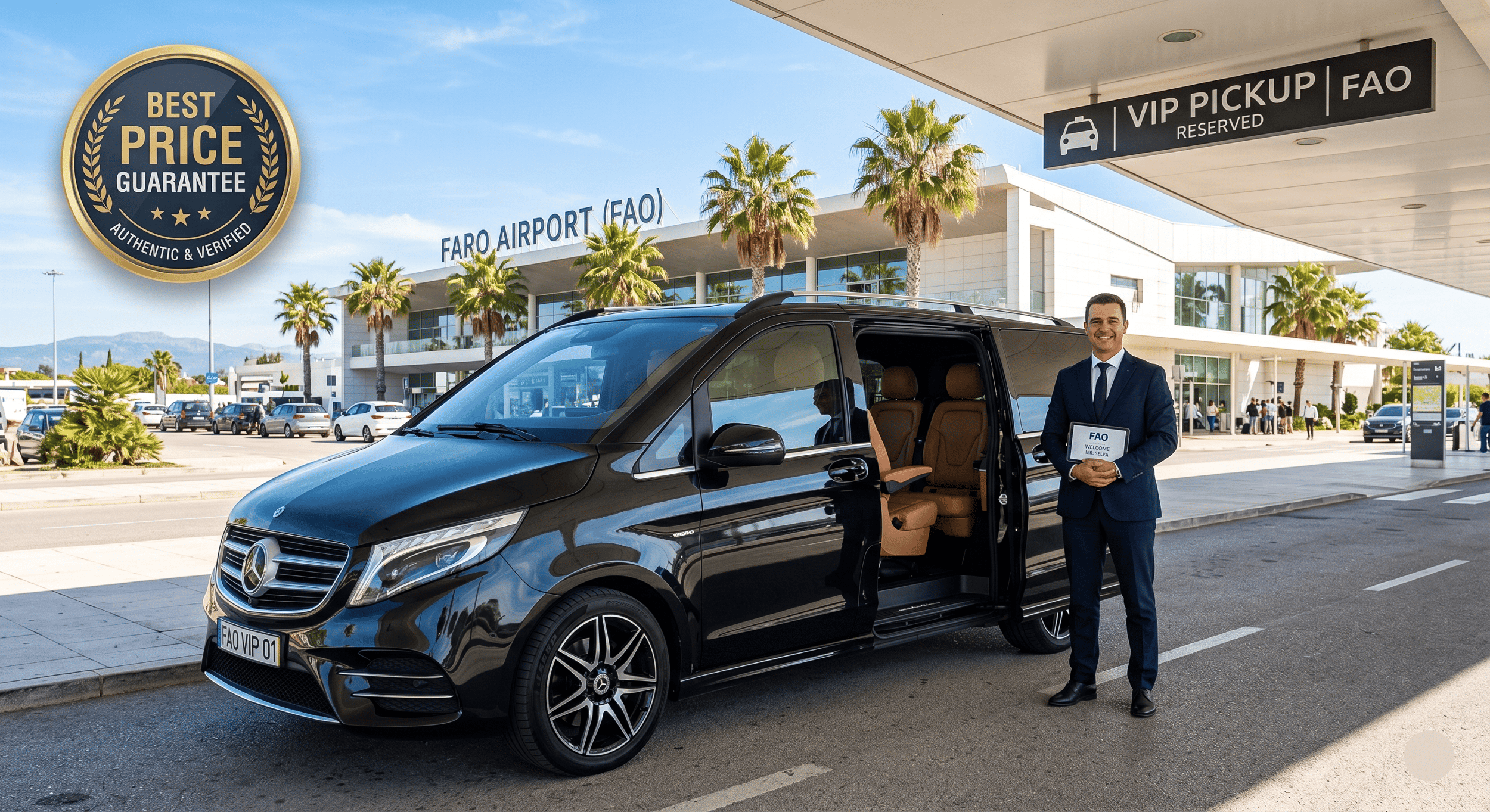 Faro FAO Flughafen: Privater Transfer ⇄ Faro/Albufeira/Quarteira