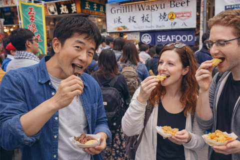 Tokyo: Tsukiji Market + Sensoji Temple: Food & Culture Tour