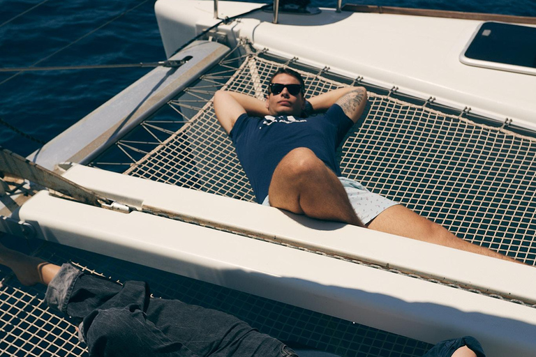 Nauplia: Crucero en catamarán con comida y bebida