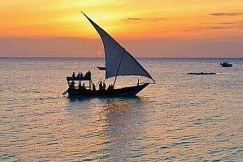 Zanzibar: Full-Day Mnemba - Turtle Swim & Sunset Dhow Cruise With Pickup From Nungwi/Kendwa Hotels