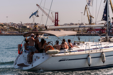 Heraklion: Dia Island Seglingskryssning med snorklingPrivat halvdagstur