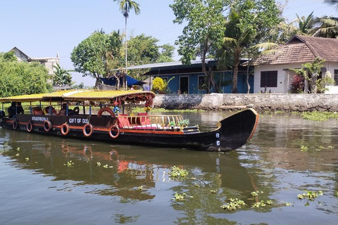 Alleppey: Cruzeiro pelas águas das costas em Shikkara