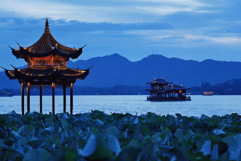 Hangzhou: West Lake Night Cruise with Private Hotel Transfer Night Cruise Ticket Only