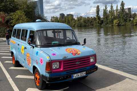 Frankfurt: Recorrido turístico en autobús hippie