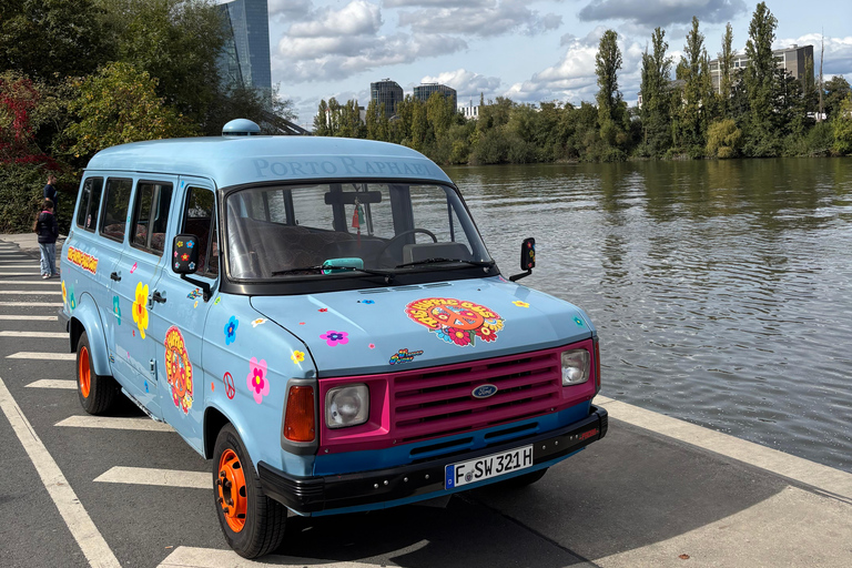 Frankfurt: Recorrido turístico en autobús hippie