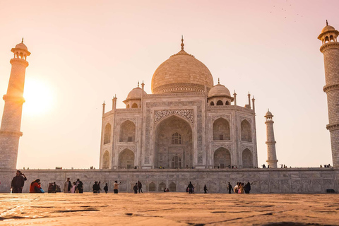 De Délhi: Pernoite no Taj Mahal e city tour em Agra de carro